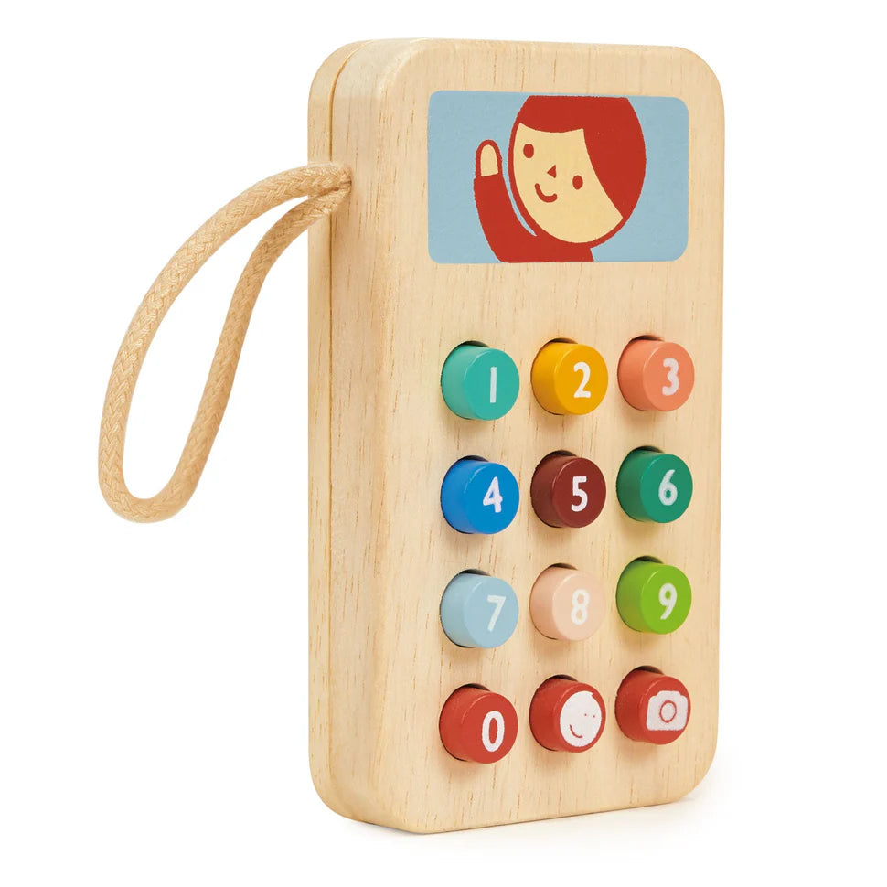 Wooden Pretend Mobile Phone