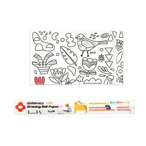 Flower Monaco Children&#39;s Drawing Rolling Paper