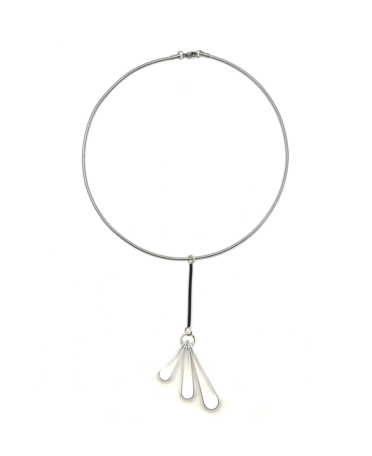 Inteplei Teardrop Trio Necklace