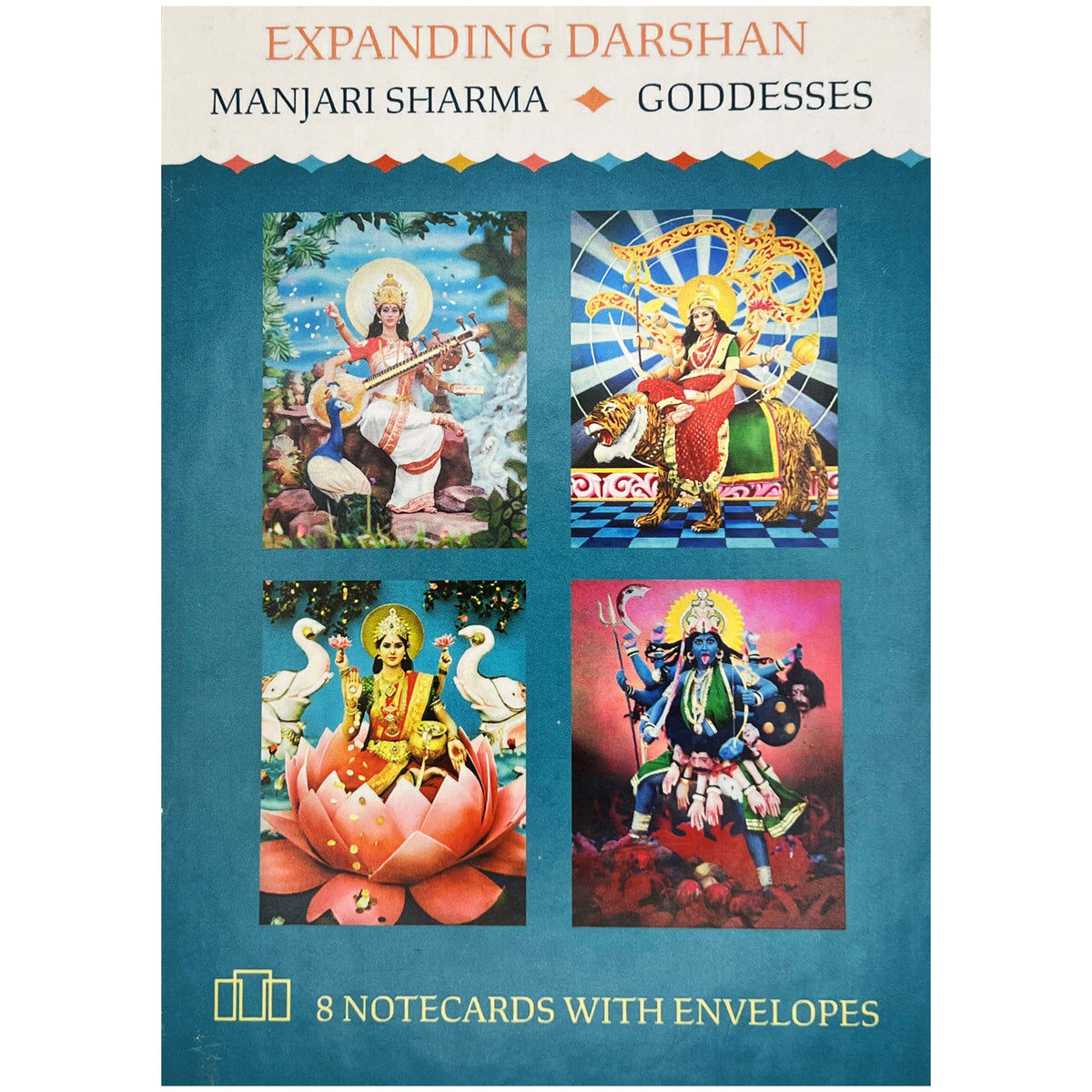 Manjari Sharma Expanding Darshan Goddesses Notecard Set