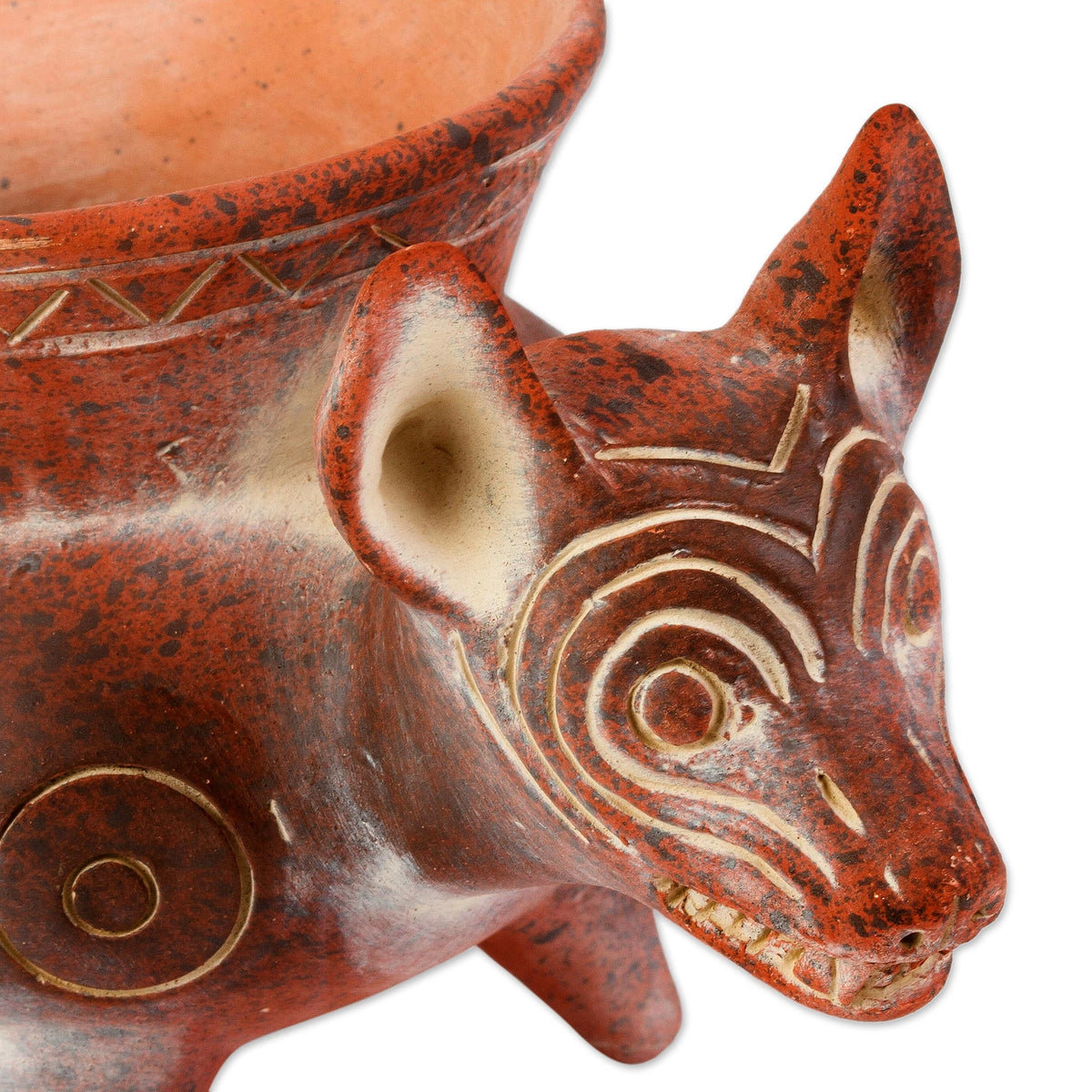 Small Colima Dog Pot