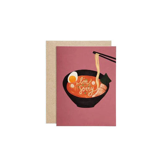 'I'm Sorry' Ramen Greeting Card
