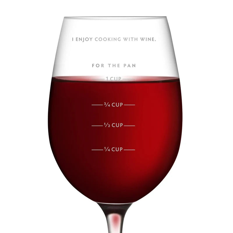 Sauced Measuring Wine Glass