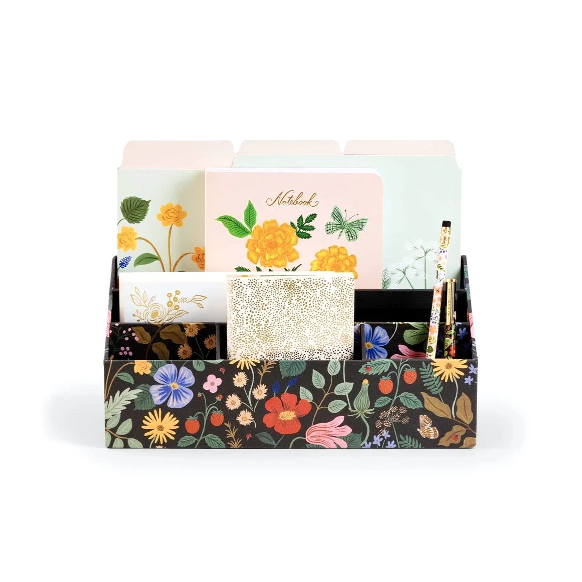 Rifle Paper Co. Strawberry Fields Desk Organizer