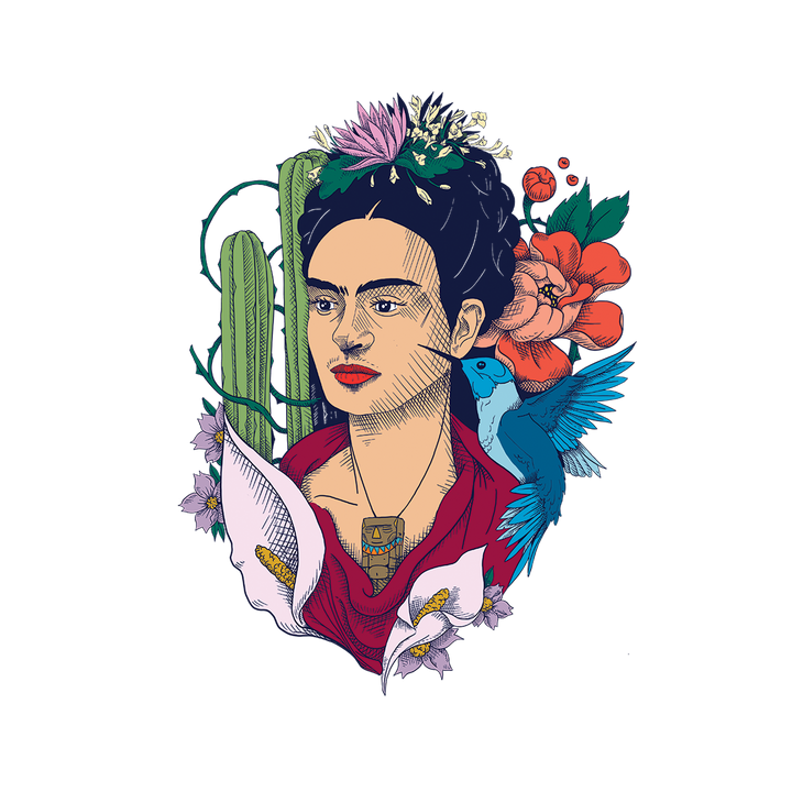 Tattly Botanical Frida Tattoo