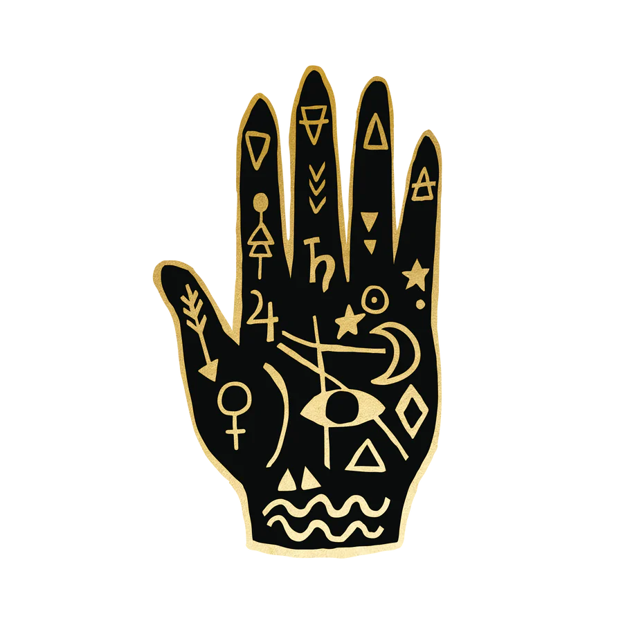 Tattly Mystic Hand Tattoo