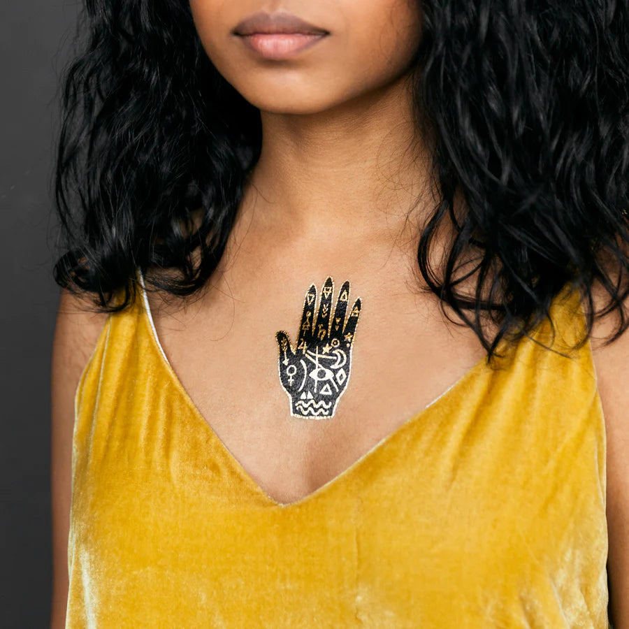 Tattly Mystic Hand Tattoo