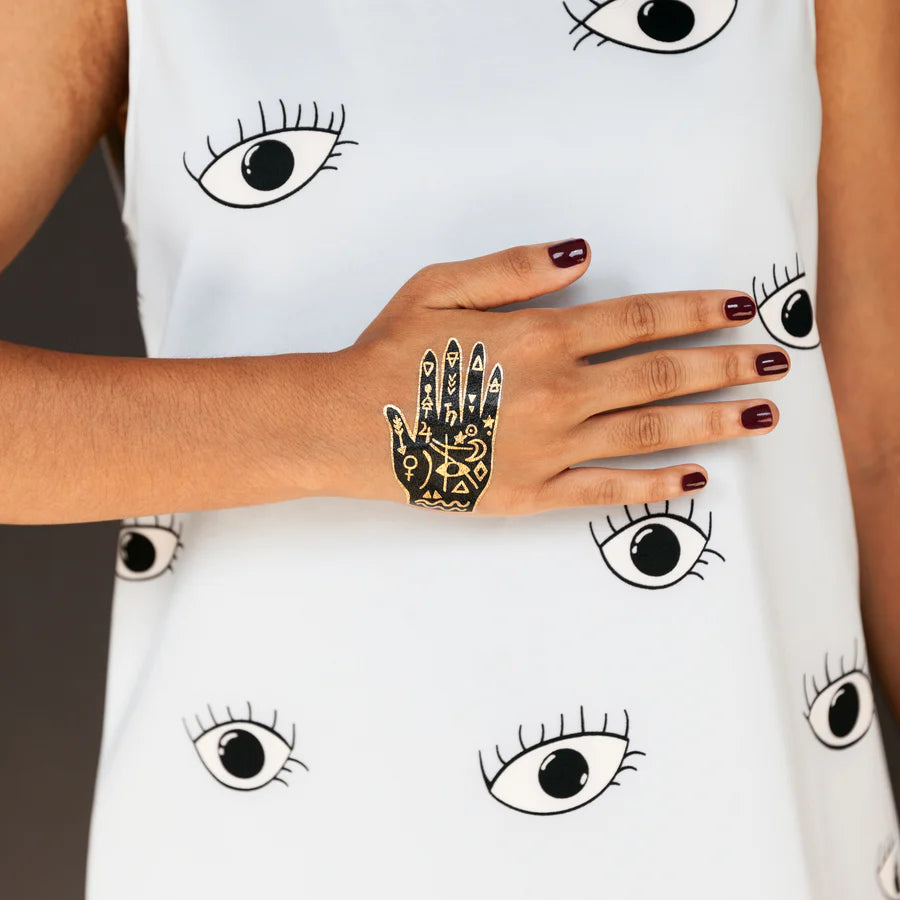 Tattly Mystic Hand Tattoo