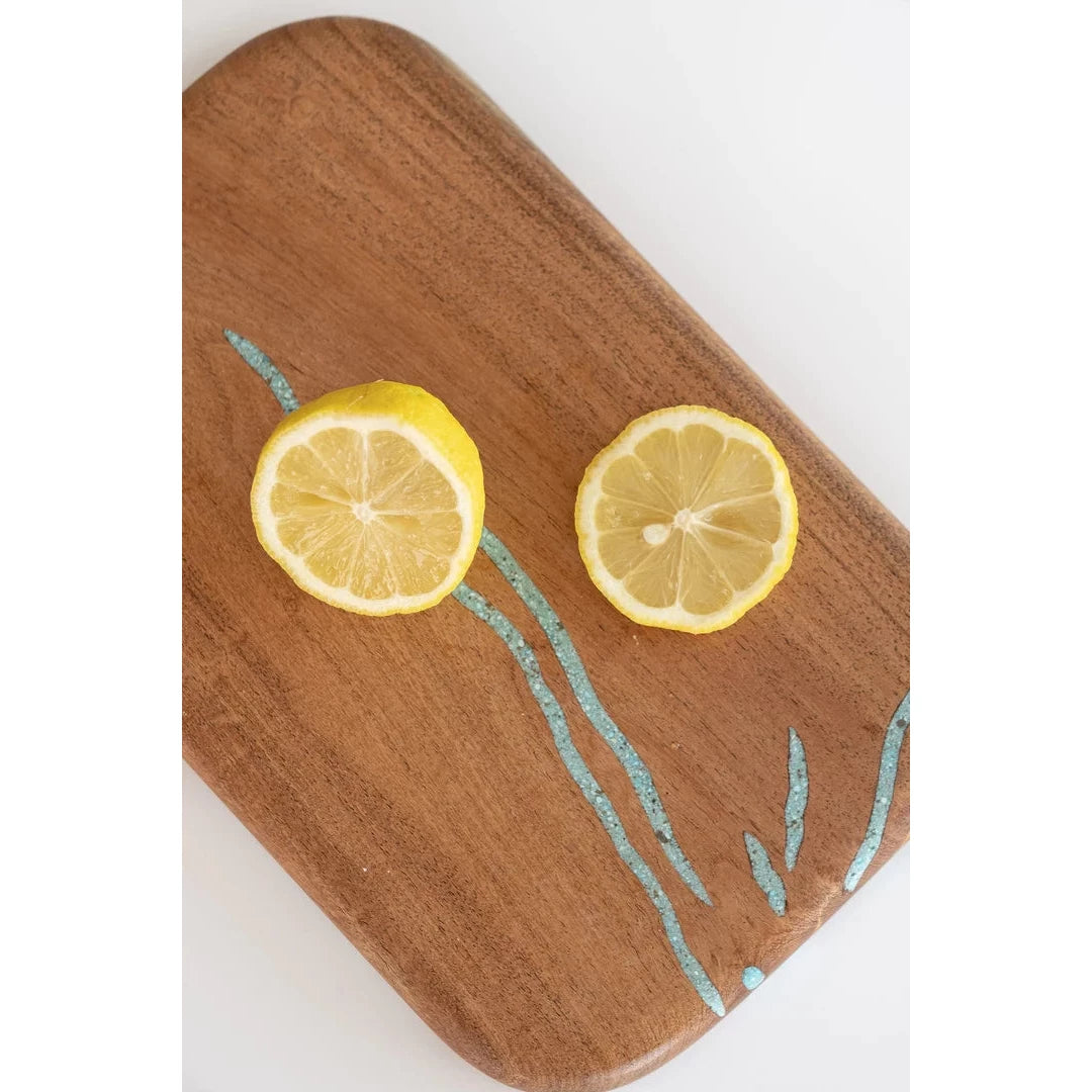 Mesquite + Turquoise Serving Boards