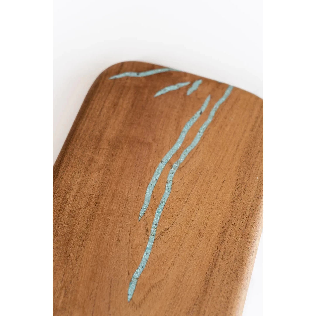 Mesquite + Turquoise Serving Boards