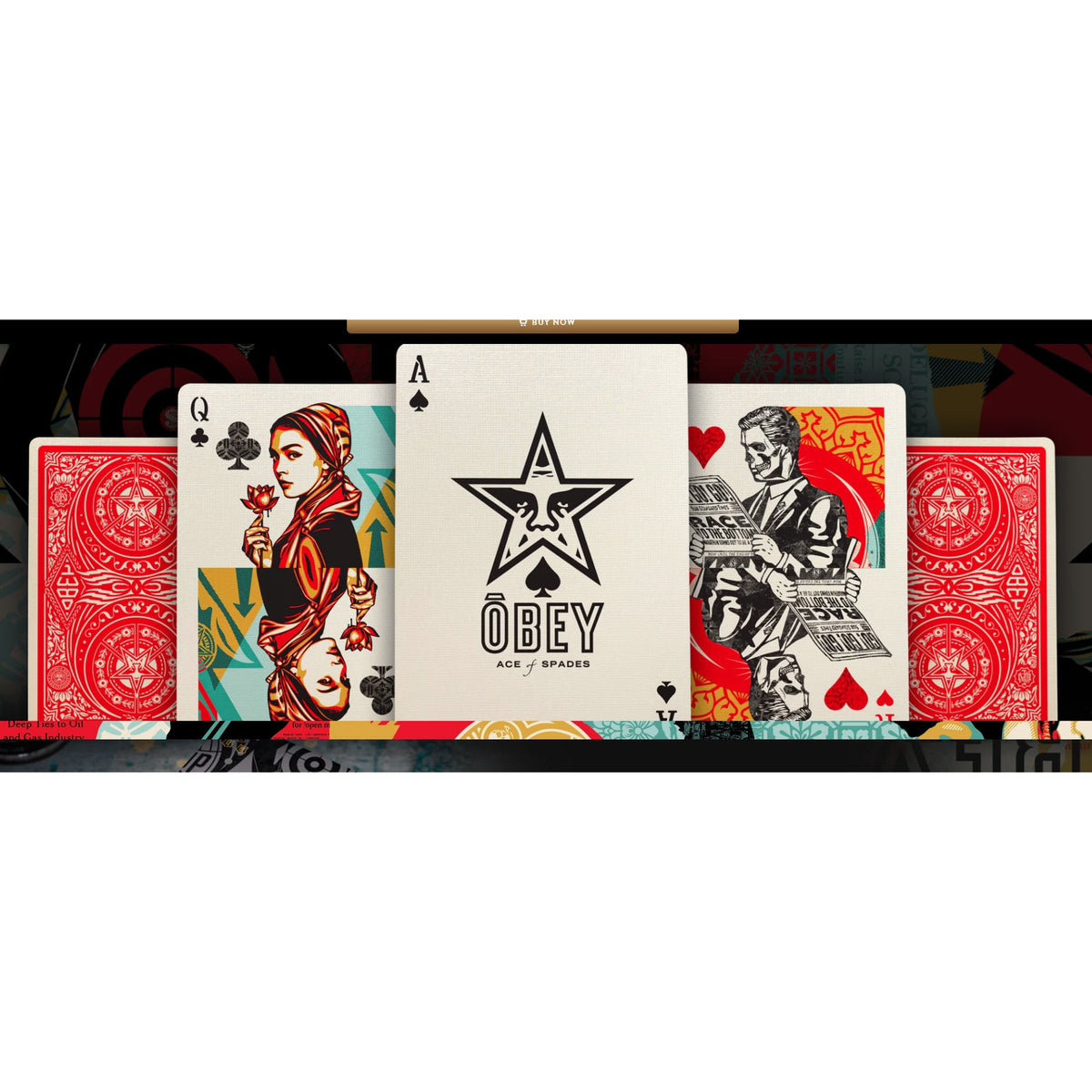 Obey Playing Cards