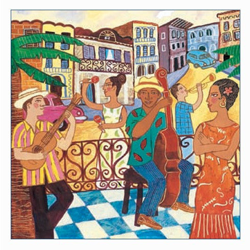 Carte de vœux de célébration latine 