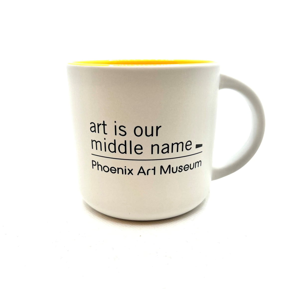 Art is Our Middle Name Color Mug