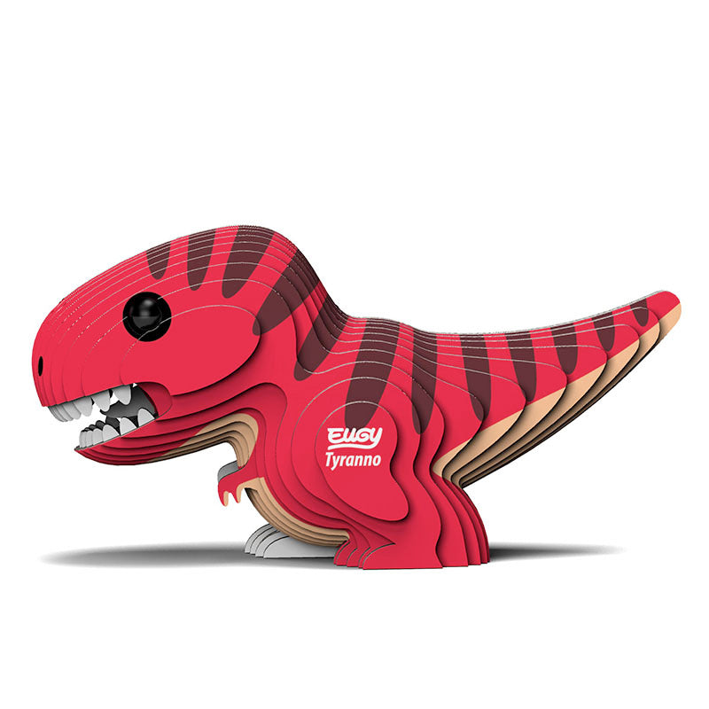 Eugy Red Tyrannosaurus 3D Puzzle + Model Kit