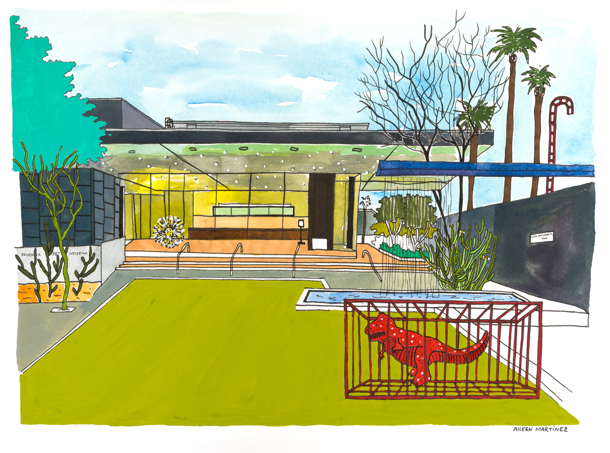 PhxArt Aileen Martinez Sketch Postcard