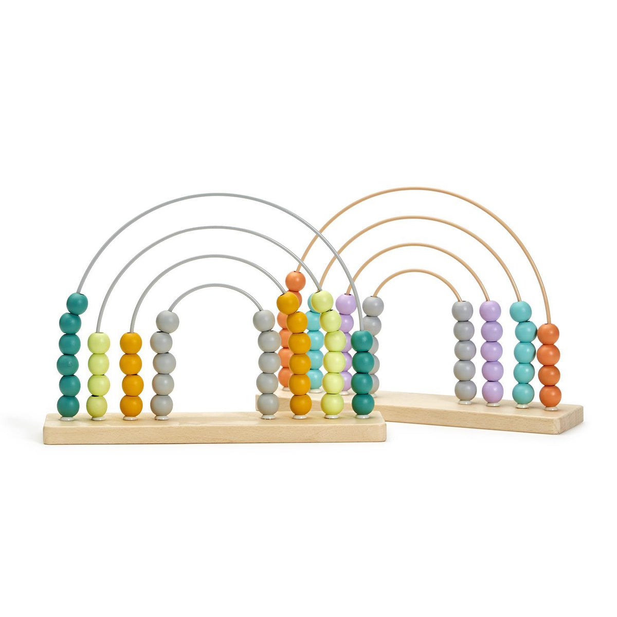 Hand-Crafted Wooden Rainbow Abacus