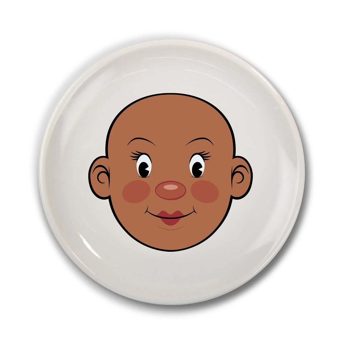 Ms. Food Face Dinner Plates