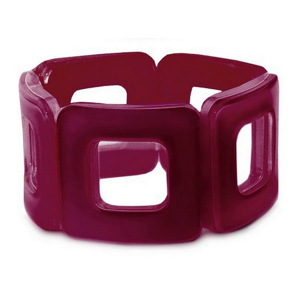 Square Elasticated Resin Pop Bracelet