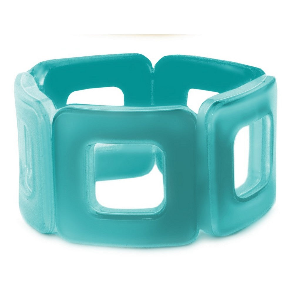 Square Elasticated Resin Pop Bracelet