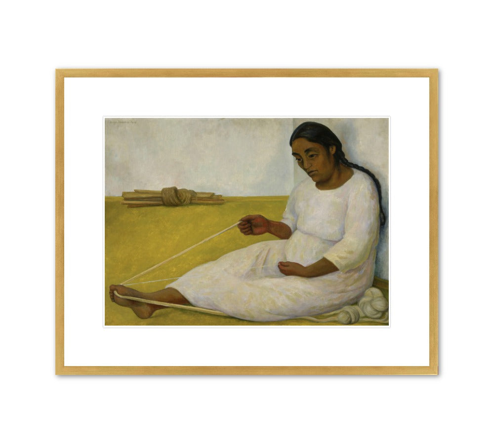 Diego Rivera &quot;Indigena tejiendo (Indian Woman Spinning)&quot;Made-to-Order  Print