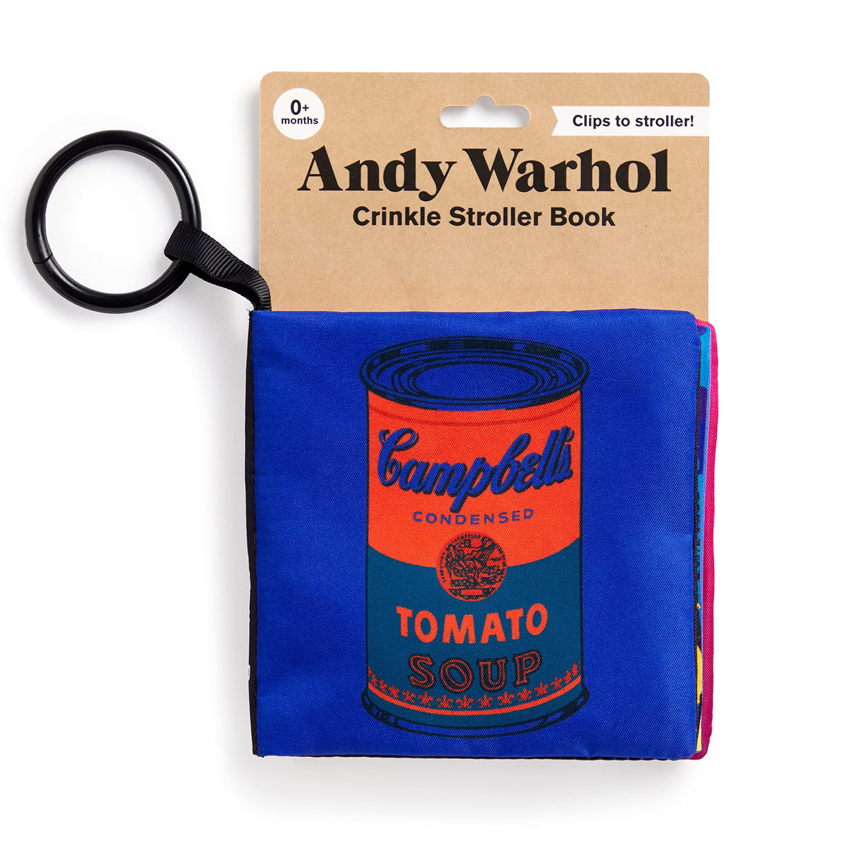Warhol Crinkle Fabric Stroller Book