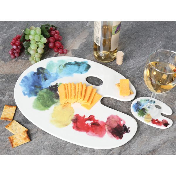 Artist Palette Cheese Tray