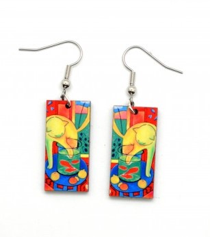 Famous Paintings Dangle Earrings