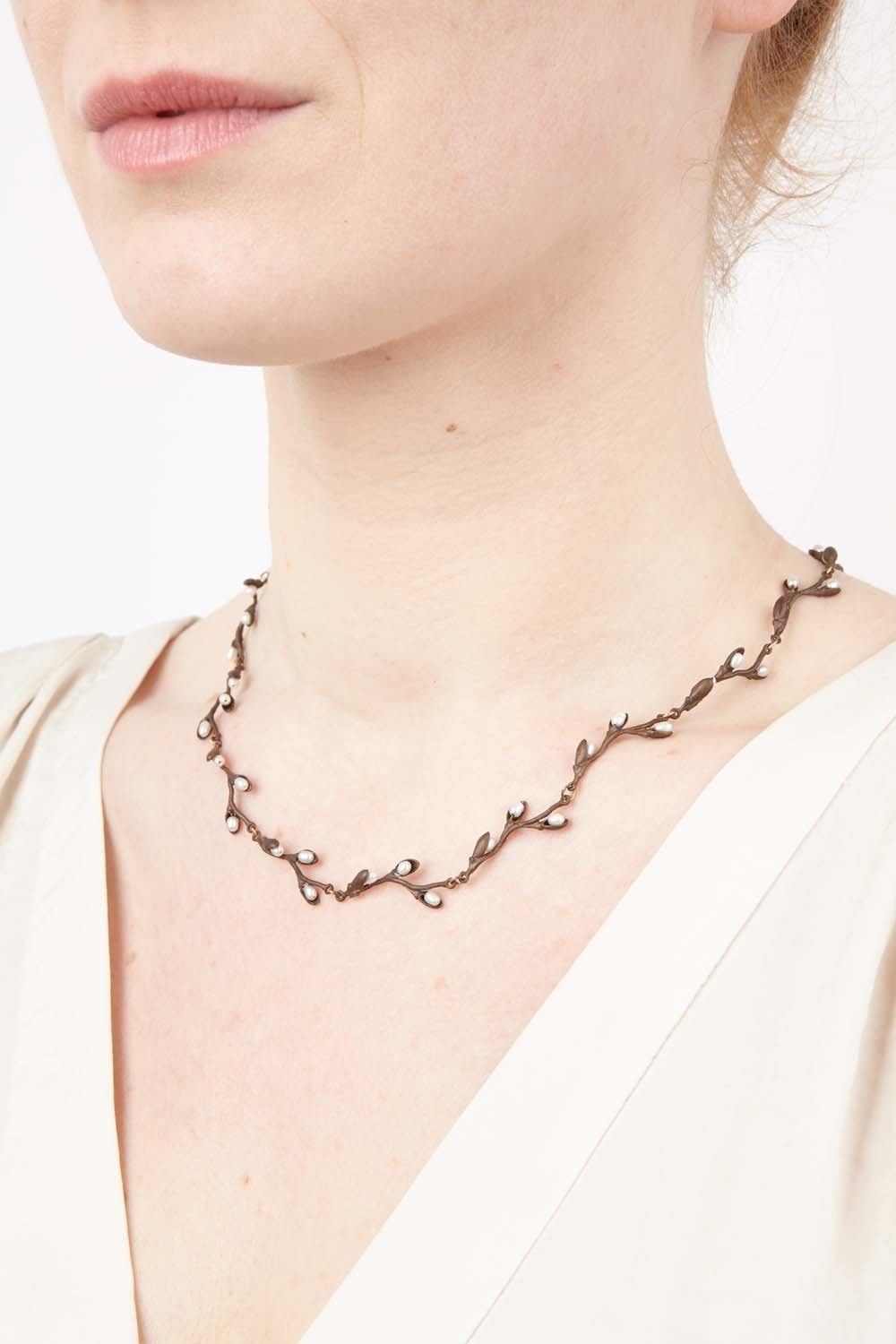 Pussy Willow Contour Necklace - Michael Michaud Design