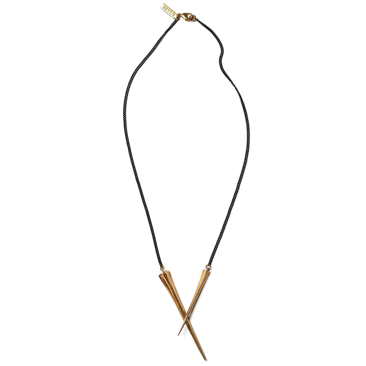 Crossed Telson Necklace