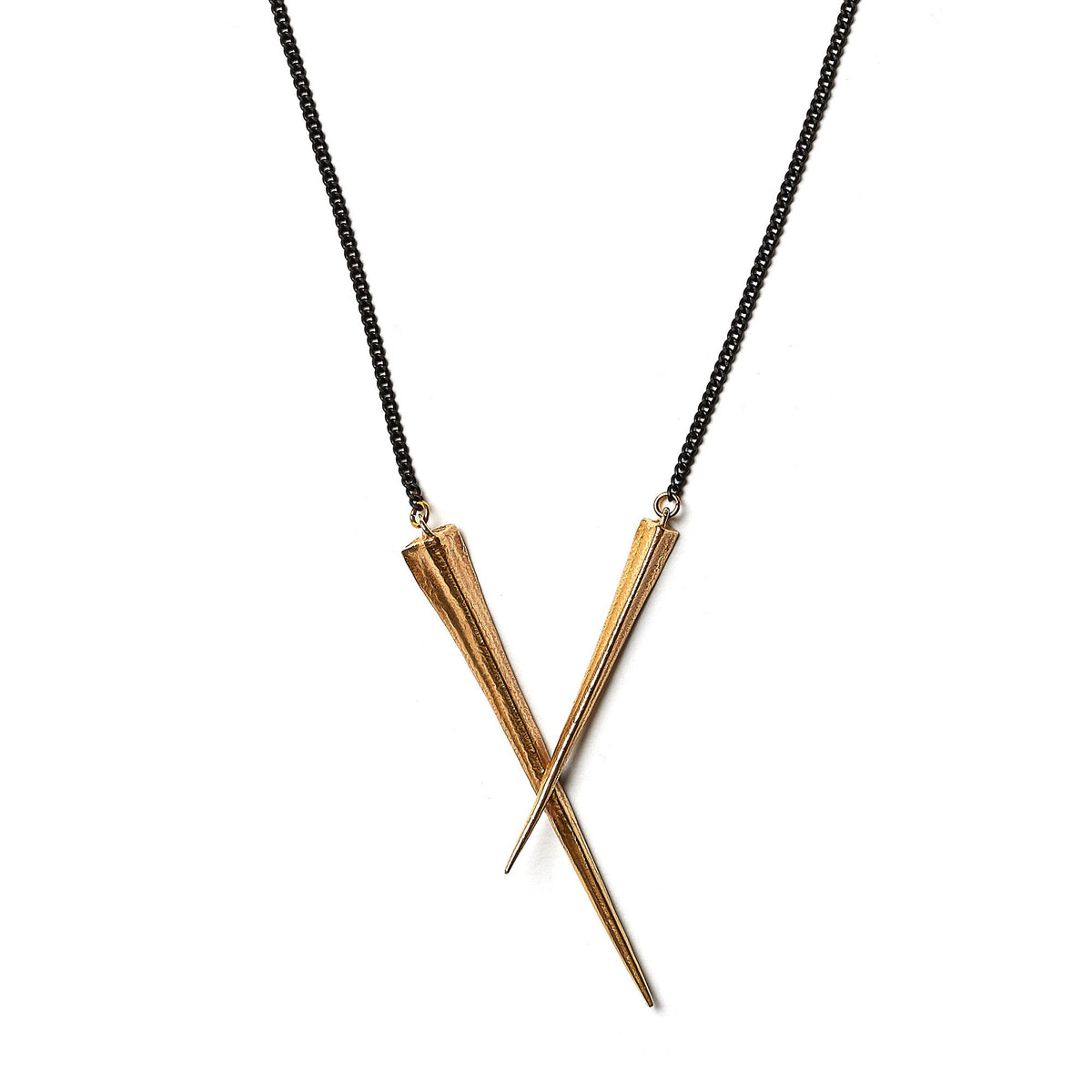 Crossed Telson Necklace