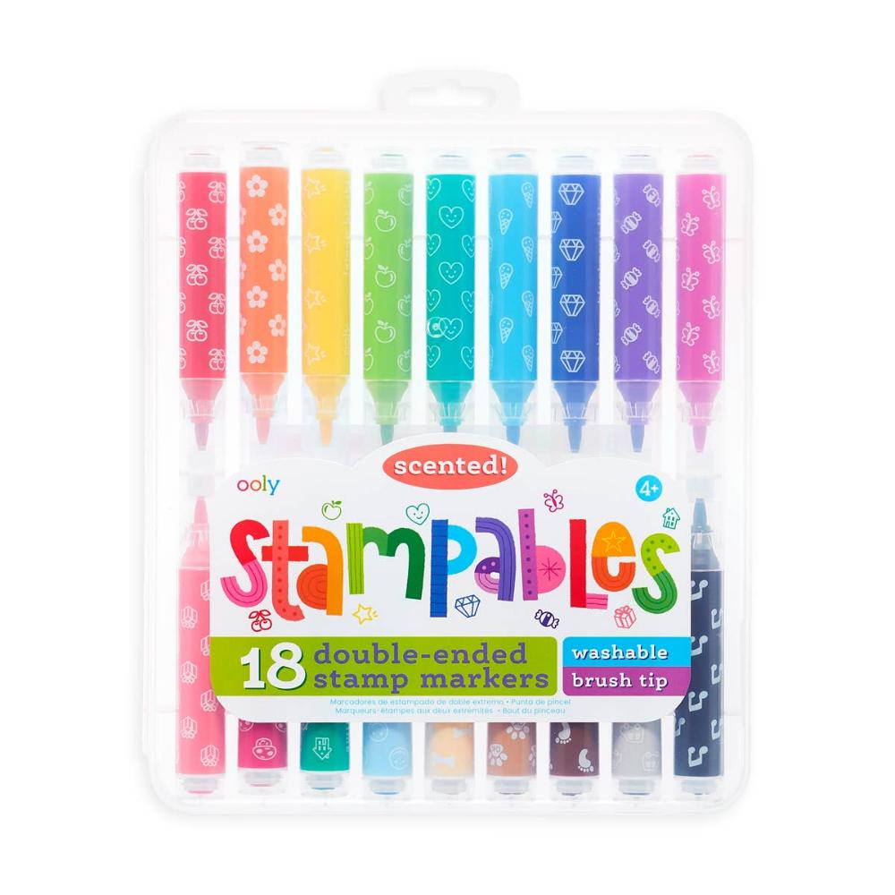 Marqueurs à tampons double pointe Stampables