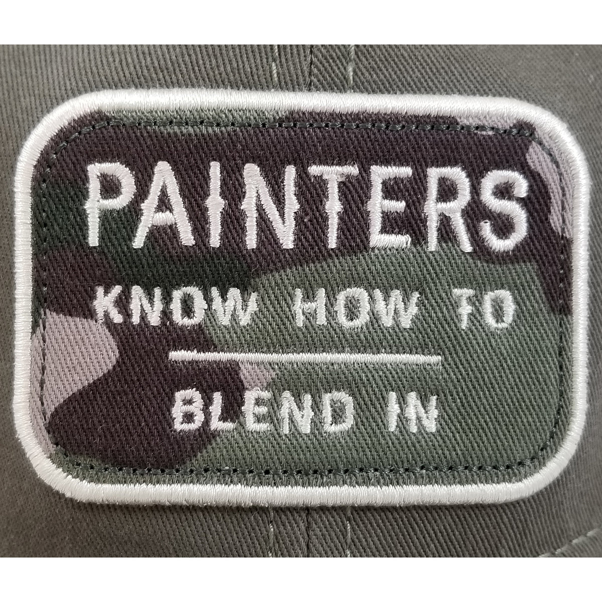 Painters Know How to Blend in Baseball Hat