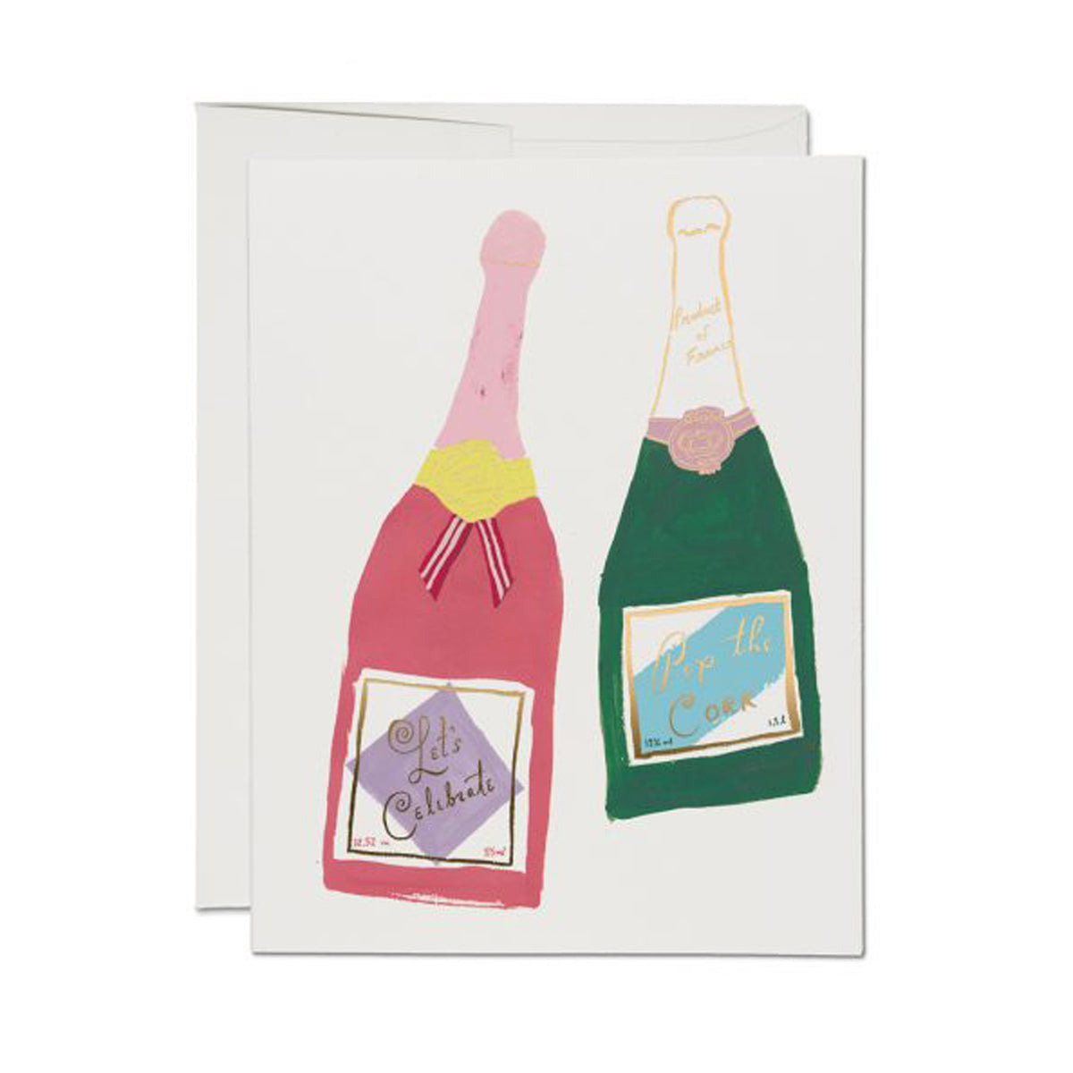 Champagne Congratulations Greeting Card