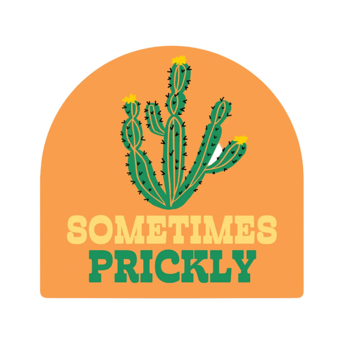 Sometimes Prickly Sticker