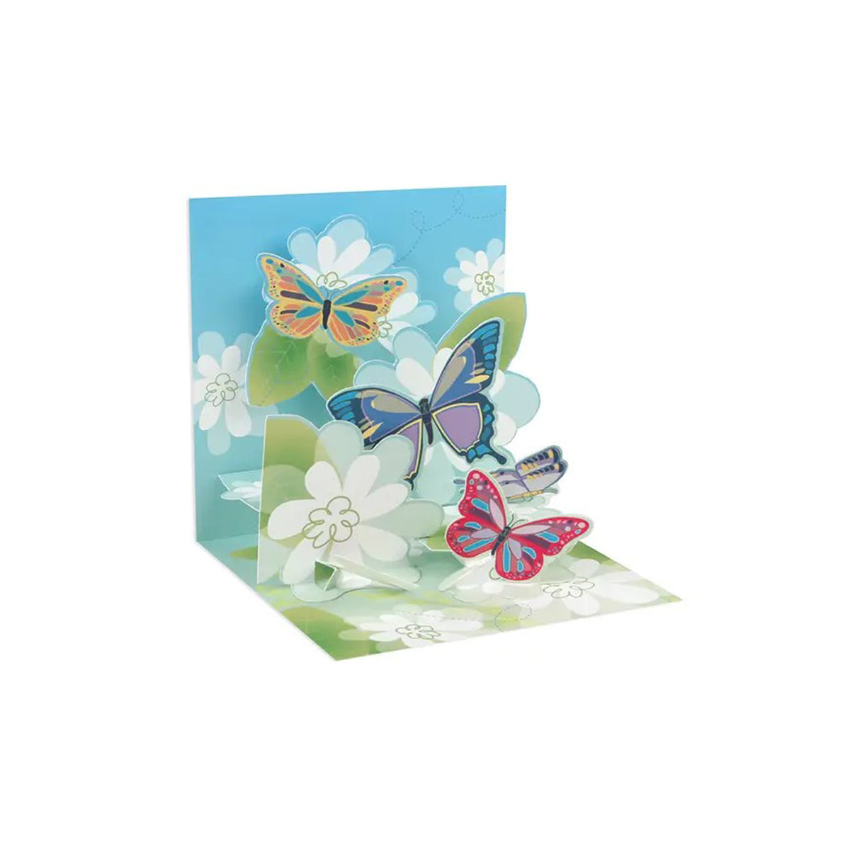 Garden Butterflies Pop Up Card