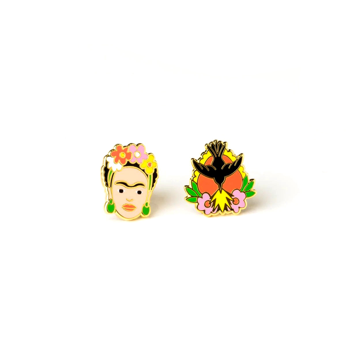 Frida Kahlo + Milagro Earrings