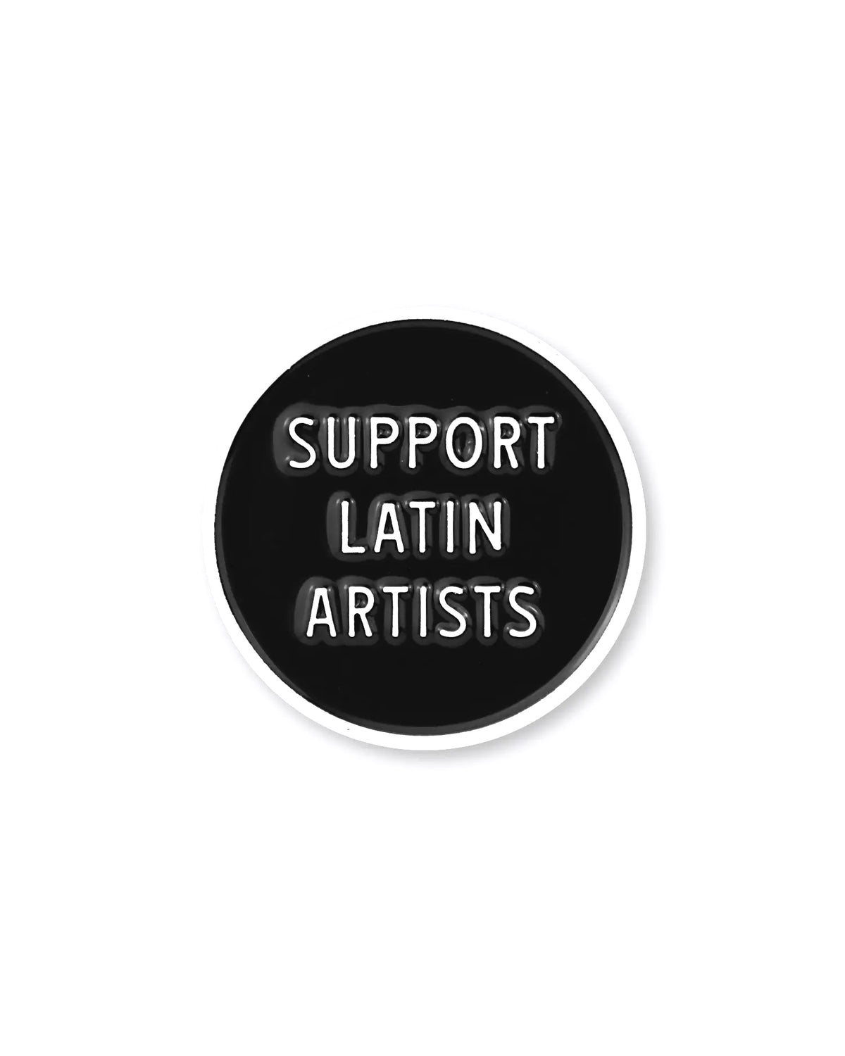 Support Latin Artists Enamel Pin