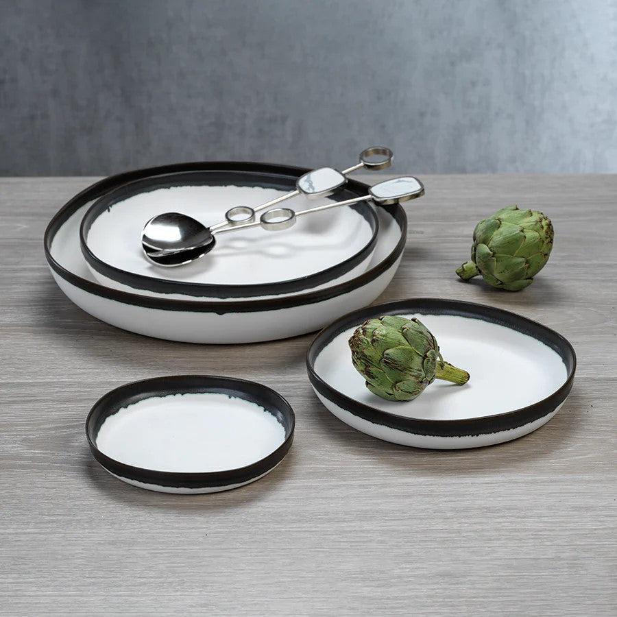 Trento White Volcanic Rim Tableware