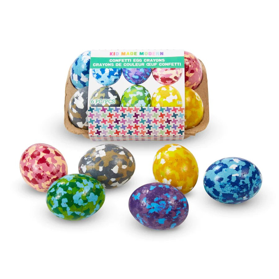 Confetti Egg Crayons