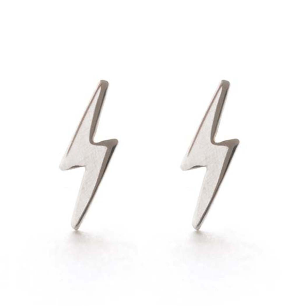 Lightening Bolt Stud Earrings