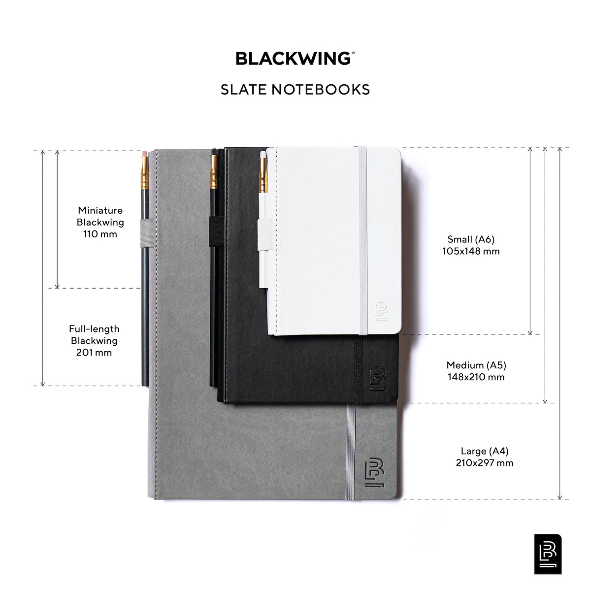 Blackwing Medium Slate Grey Notebook