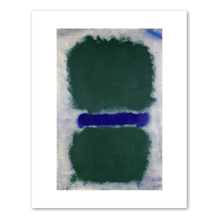 Mark Rothko &quot;Untitled (Green Divided by Blue)&quot; Print