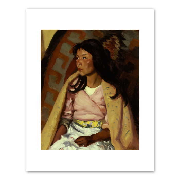 Robert Henri &quot;Indian Girl of Santa Clara&quot; Print