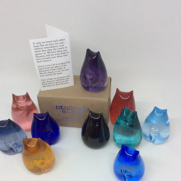 Henrietta Glass Love Cats