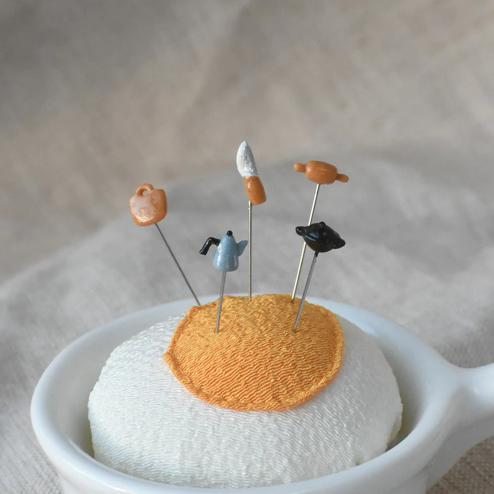 Breakfast Pin Cushion + Pins