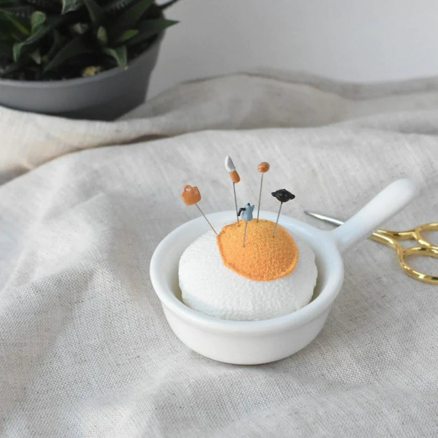 Breakfast Pin Cushion + Pins