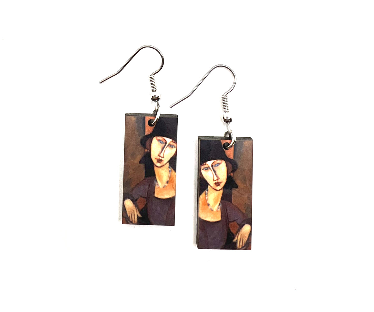 Famous Paintings Dangle Earrings