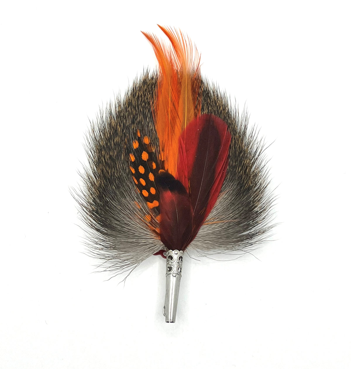 Feather Brooch or Hat Pin