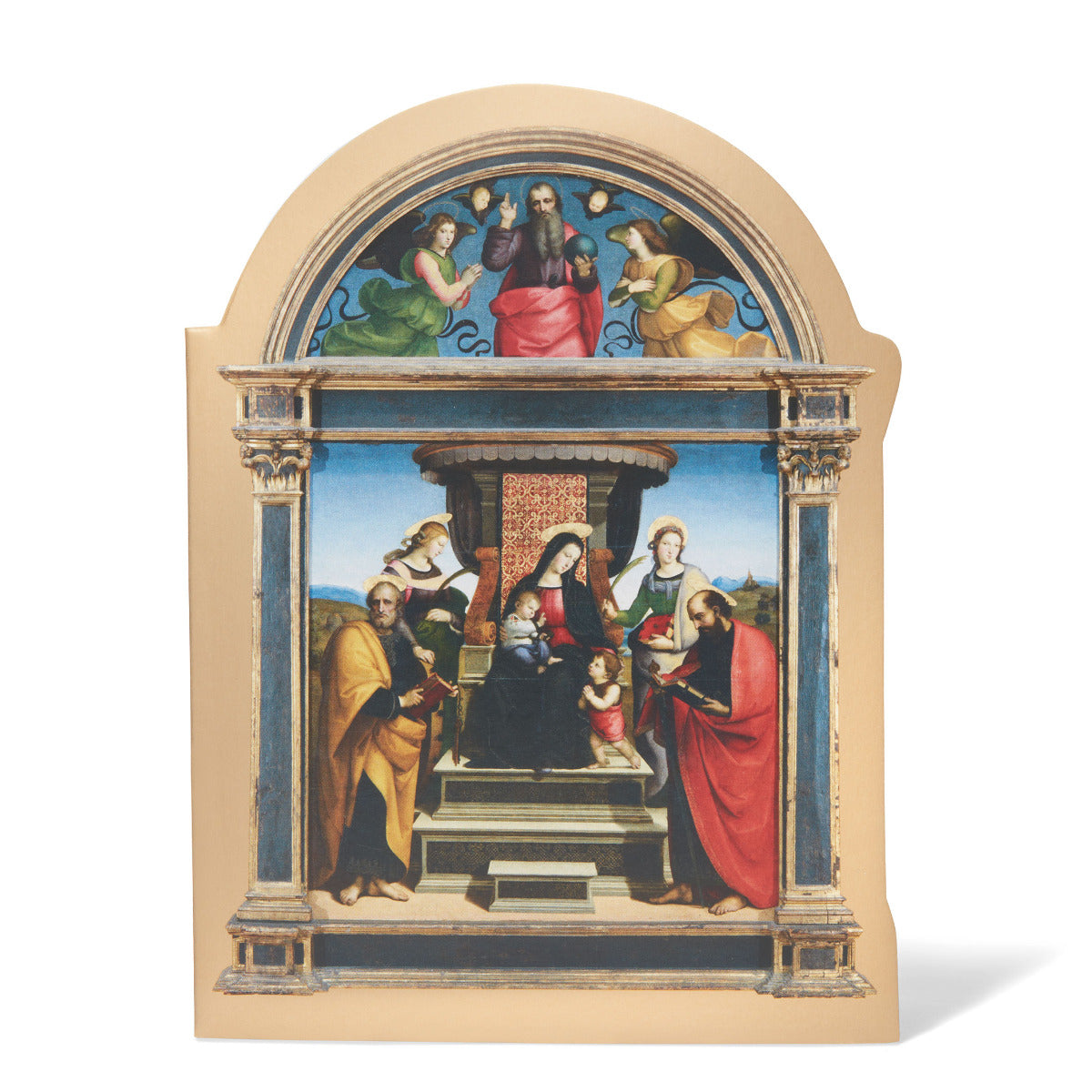 Raphael: Madonna + Child Enthroned Holiday Cards