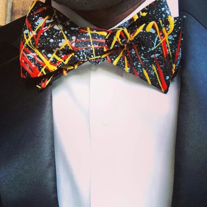 Hand-Painted Bowties